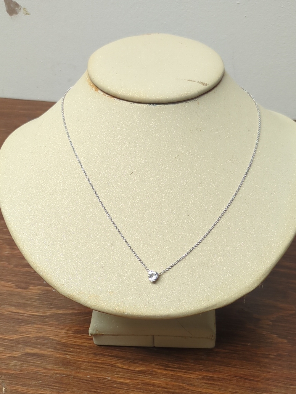 Adriana Orsini Delicate Silver 18" Chain With Heart Pendant Necklace Elegant New